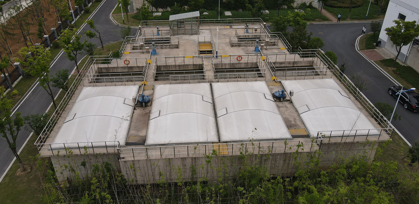 合肥于灣污水處理廠膜結構加蓋